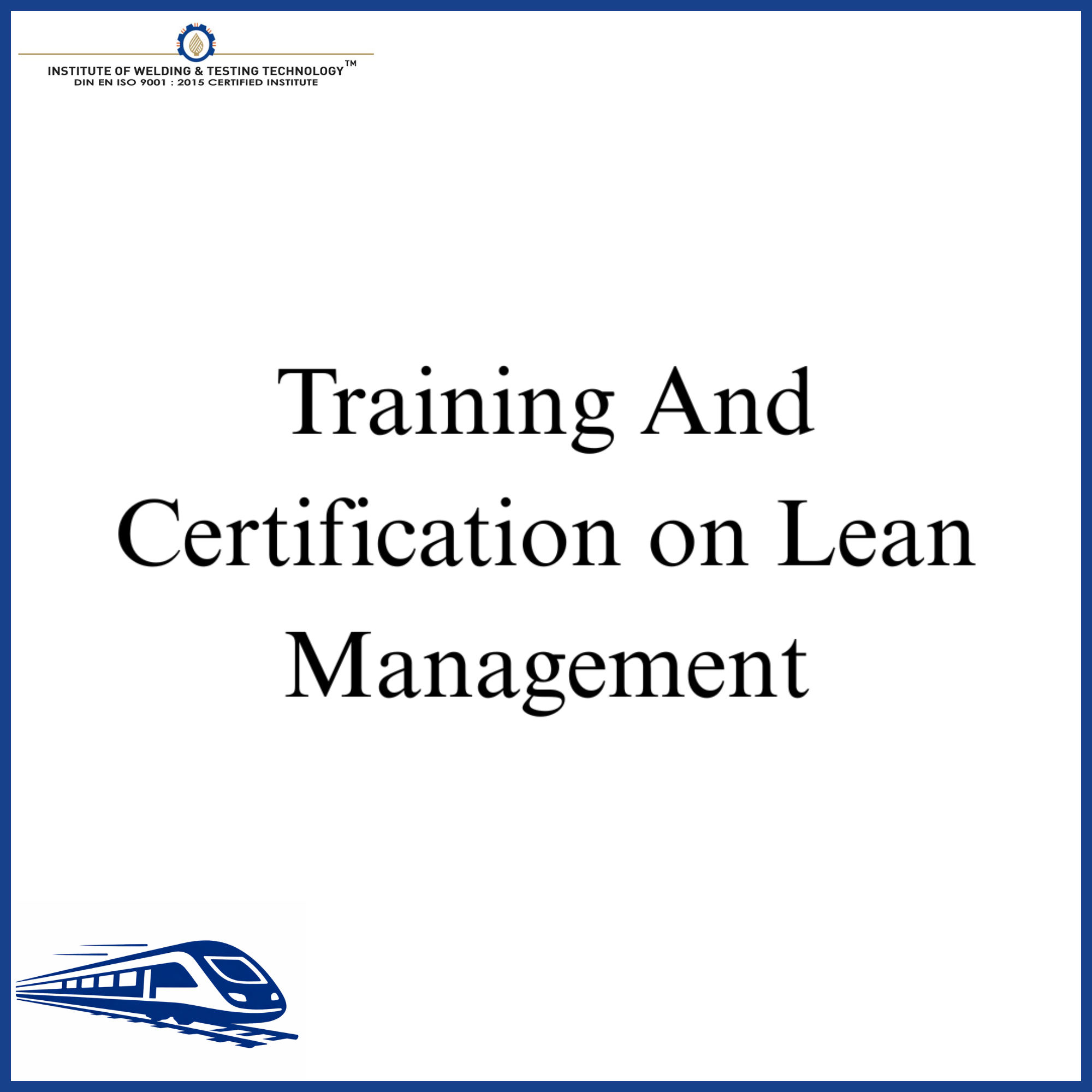 Training And Certification on Lean Management
