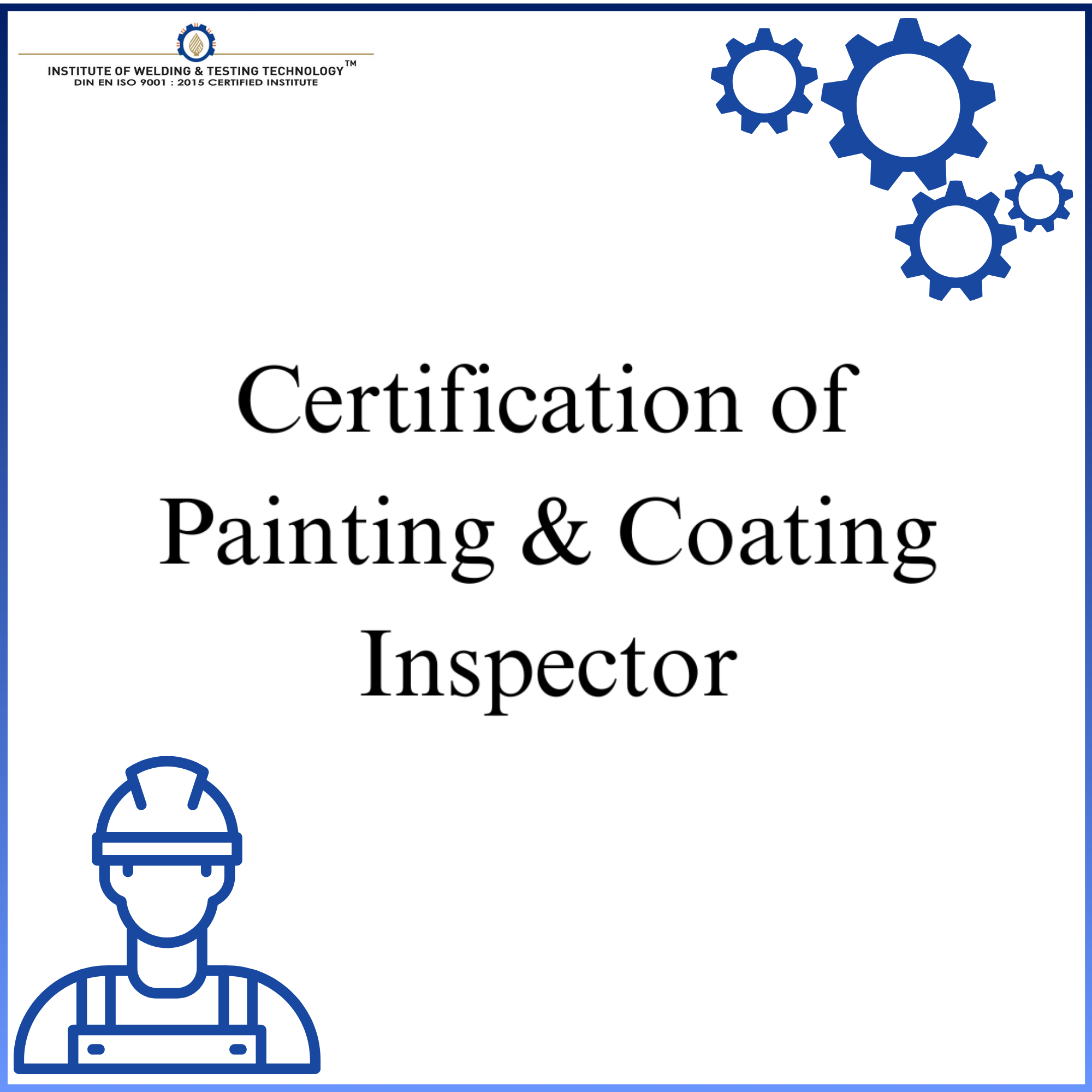 Certification of Painting & Coating Inspector